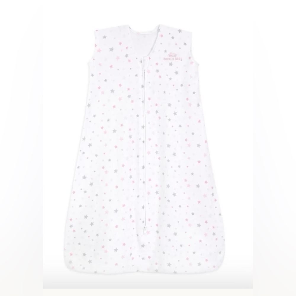 Halo Sleep Sack Twinkle Pink Size Medium 6-12 months TOG 0.5 NWT
